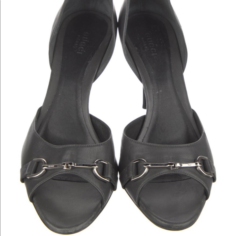 GUCCI LEATHER HEELS